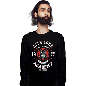 Shirts Long Sleeve Shirts, Unisex / Small / Black Sith Lord Academy