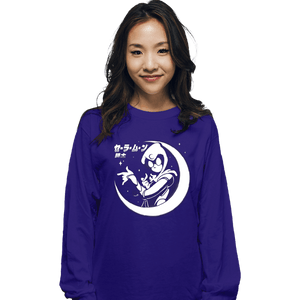Daily_Deal_Shirts Long Sleeve Shirts, Unisex / Small / Violet Sailor Knight