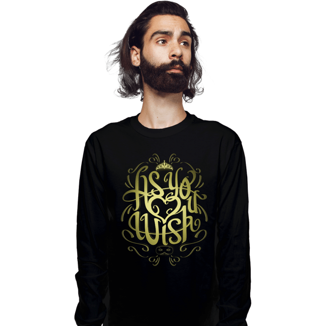 Daily_Deal_Shirts Long Sleeve Shirts, Unisex / Small / Black The Princess And The Pirate