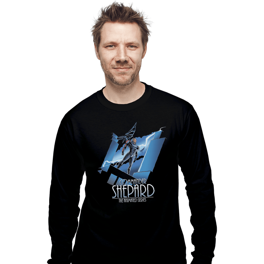 Shirts Long Sleeve Shirts, Unisex / Small / Black Shepard