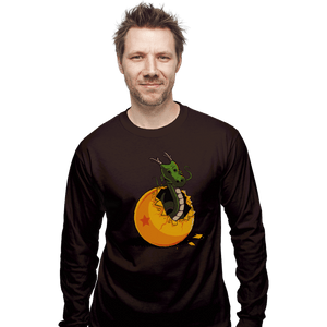 Shirts Long Sleeve Shirts, Unisex / Small / Dark Chocolate Dragon Egg