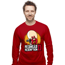 Load image into Gallery viewer, Shirts Long Sleeve Shirts, Unisex / Small / Red Readhead Redemption II

