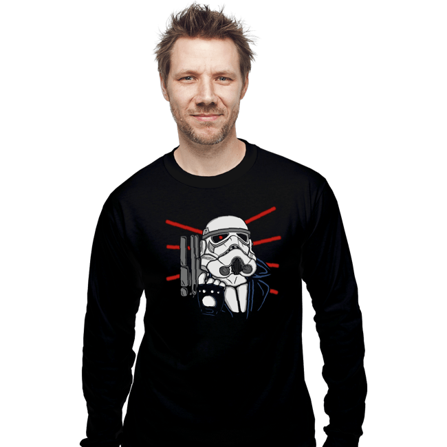 Secret_Shirts Long Sleeve Shirts, Unisex / Small / Black The Storminator!