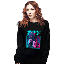 Load image into Gallery viewer, Shirts Long Sleeve Shirts, Unisex / Small / Black Neon Zero
