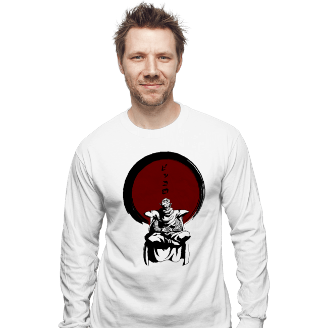 Shirts Long Sleeve Shirts, Unisex / Small / White Piccolo Zen