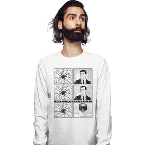 Shirts Long Sleeve Shirts, Unisex / Small / White Whatever a Spider Can