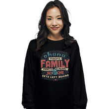 Load image into Gallery viewer, Shirts Long Sleeve Shirts, Unisex / Small / Black Ohana Means Family
