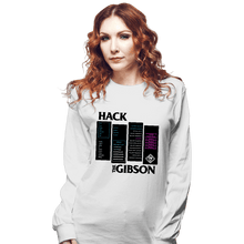 Load image into Gallery viewer, Secret_Shirts Long Sleeve Shirts, Unisex / Small / White Hackers The Gibson
