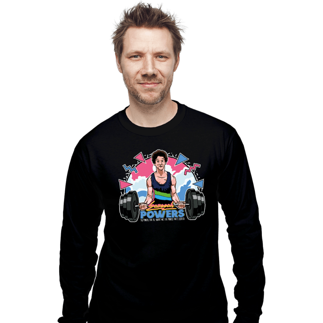 Shirts Long Sleeve Shirts, Unisex / Small / Black Screetch Powers