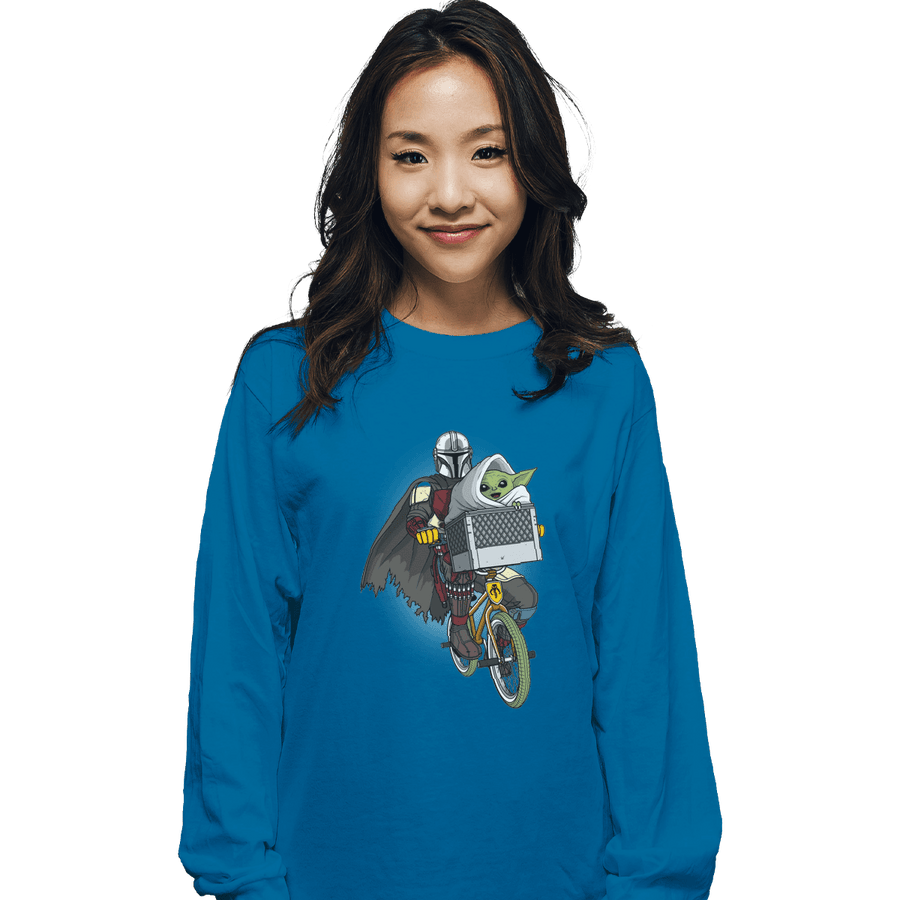 Shirts Long Sleeve Shirts, Unisex / Small / Sapphire Foundling Phone Home