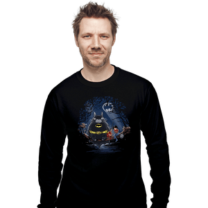 Daily_Deal_Shirts Long Sleeve Shirts, Unisex / Small / Black My Neighbor Bat