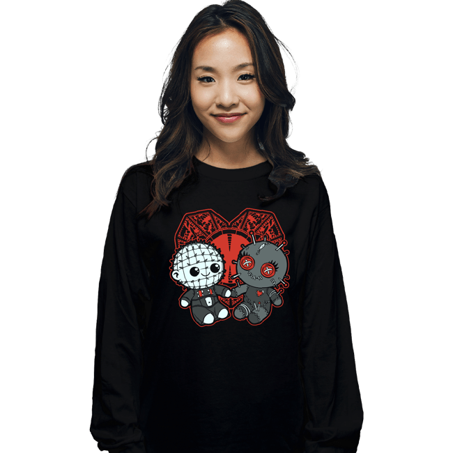 Daily_Deal_Shirts Long Sleeve Shirts, Unisex / Small / Black Pinhead Love