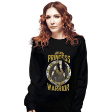 Load image into Gallery viewer, Shirts Long Sleeve Shirts, Unisex / Small / Black Princess and a Warrior
