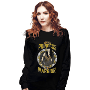 Shirts Long Sleeve Shirts, Unisex / Small / Black Princess and a Warrior