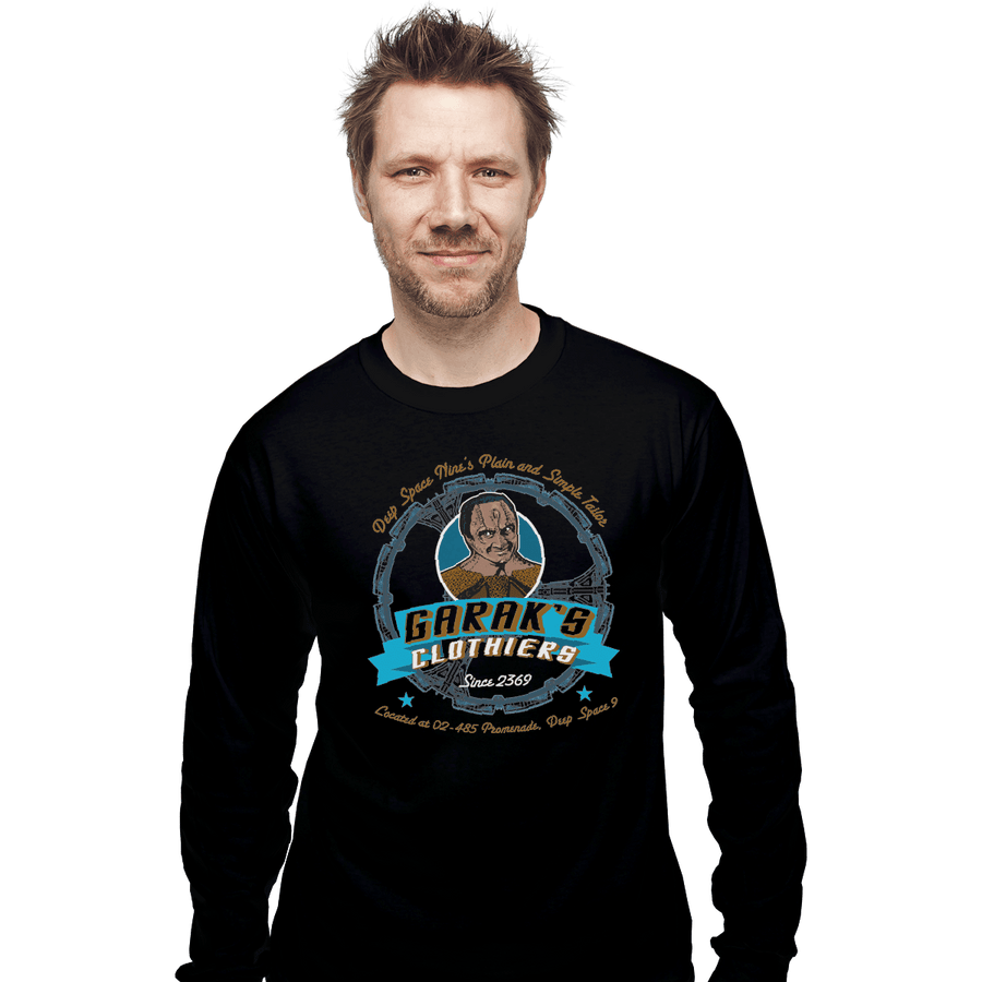 Shirts Long Sleeve Shirts, Unisex / Small / Black Garak's Clothiers