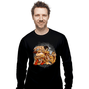 Secret_Shirts Long Sleeve Shirts, Unisex / Small / Black Punch Of The Titan