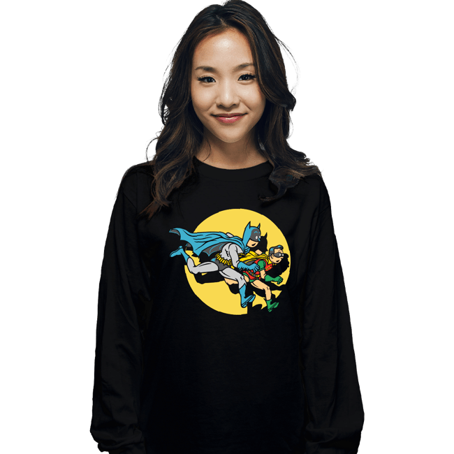 Daily_Deal_Shirts Long Sleeve Shirts, Unisex / Small / Black The Adventures Of The Night Knights