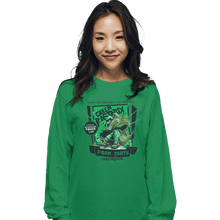 Load image into Gallery viewer, Shirts Long Sleeve Shirts, Unisex / Small / Irish Green The Green Bastard
