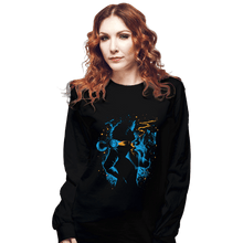 Load image into Gallery viewer, Daily_Deal_Shirts Long Sleeve Shirts, Unisex / Small / Black Swimming Bird
