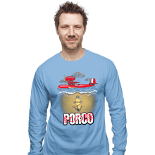 Load image into Gallery viewer, Daily_Deal_Shirts Long Sleeve Shirts, Unisex / Small / Powder Blue Porco
