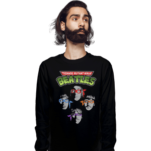 Shirts Long Sleeve Shirts, Unisex / Small / Black Ninja Beatles