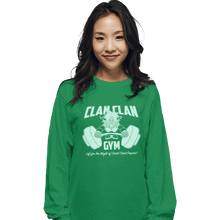 Load image into Gallery viewer, Shirts Long Sleeve Shirts, Unisex / Small / Irish Green Clan Clan Gym
