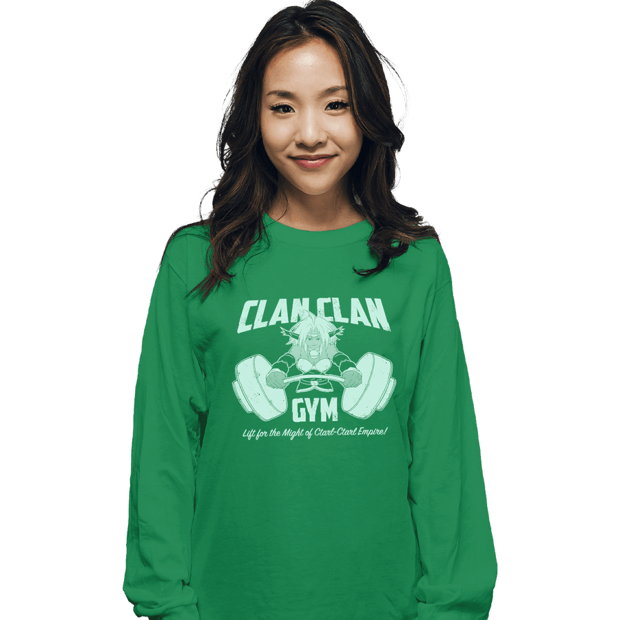 Shirts Long Sleeve Shirts, Unisex / Small / Irish Green Clan Clan Gym