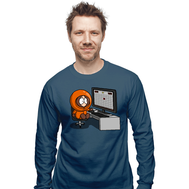 Daily_Deal_Shirts Long Sleeve Shirts, Unisex / Small / Indigo Blue Always Dead!