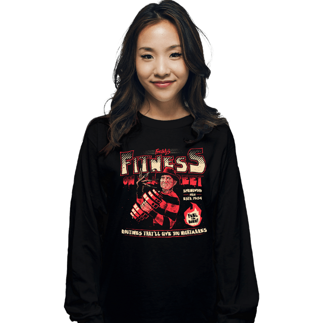 Daily_Deal_Shirts Long Sleeve Shirts, Unisex / Small / Black Freddy's Fitness