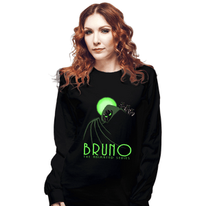 Daily_Deal_Shirts Long Sleeve Shirts, Unisex / Small / Black Bruno The Animated Series