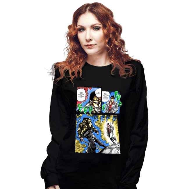 Shirts Long Sleeve Shirts, Unisex / Small / Black Kiryu's Bizarre Adventure