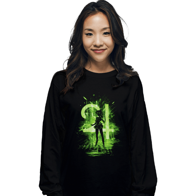 Shirts Long Sleeve Shirts, Unisex / Small / Black Jupiter Storm