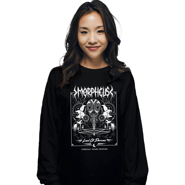 Shirts Long Sleeve Shirts, Unisex / Small / Black Crow and Sand