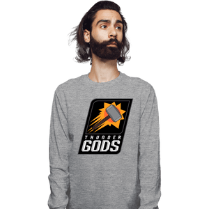 Shirts Long Sleeve Shirts, Unisex / Small / Sports Grey Thunder Gods