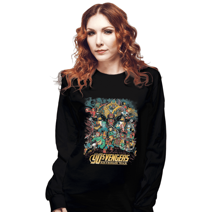 Shirts Long Sleeve Shirts, Unisex / Small / Black Extreme War