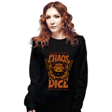 Load image into Gallery viewer, Daily_Deal_Shirts Long Sleeve Shirts, Unisex / Small / Black Chaos Dice
