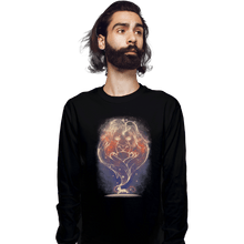 Load image into Gallery viewer, Shirts Long Sleeve Shirts, Unisex / Small / Black Starry Lost King
