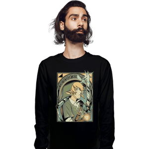 Shirts Long Sleeve Shirts, Unisex / Small / Black Hylian Warrior