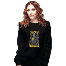 Load image into Gallery viewer, Shirts Long Sleeve Shirts, Unisex / Small / Black Tarot The Hierophant
