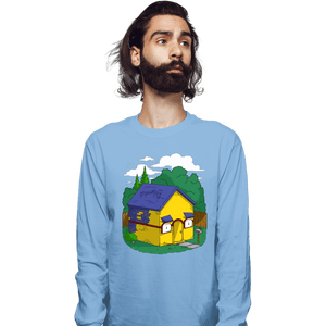 Secret_Shirts Long Sleeve Shirts, Unisex / Small / Powder Blue Mil HOUSE