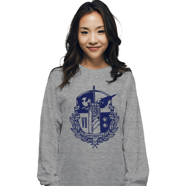 Shirts Long Sleeve Shirts, Unisex / Small / Sports Grey Final University