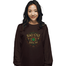 Load image into Gallery viewer, Shirts Long Sleeve Shirts, Unisex / Small / Dark Chocolate Bag End Brew
