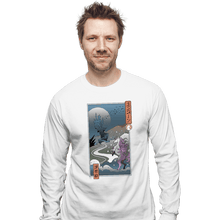 Load image into Gallery viewer, Daily_Deal_Shirts Long Sleeve Shirts, Unisex / Small / White Unicorn Ukiyo-e
