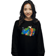 Load image into Gallery viewer, Daily_Deal_Shirts Long Sleeve Shirts, Unisex / Small / Black Triforce Adventure
