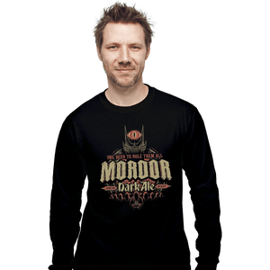 Shirts Long Sleeve Shirts, Unisex / Small / Black Mordor Dark Ale