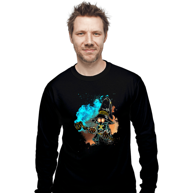 Daily_Deal_Shirts Long Sleeve Shirts, Unisex / Small / Black Soul Of The Black Mage
