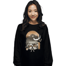 Load image into Gallery viewer, Shirts Long Sleeve Shirts, Unisex / Small / Black Black Ranger Ukiyoe
