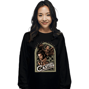 Daily_Deal_Shirts Long Sleeve Shirts, Unisex / Small / Black Castiel
