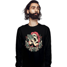 Load image into Gallery viewer, Daily_Deal_Shirts Long Sleeve Shirts, Unisex / Small / Black Ariel Ghostface
