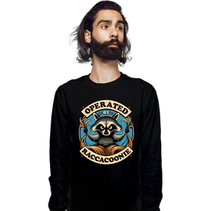 Daily_Deal_Shirts Long Sleeve Shirts, Unisex / Small / Black Raccoon Supremacy